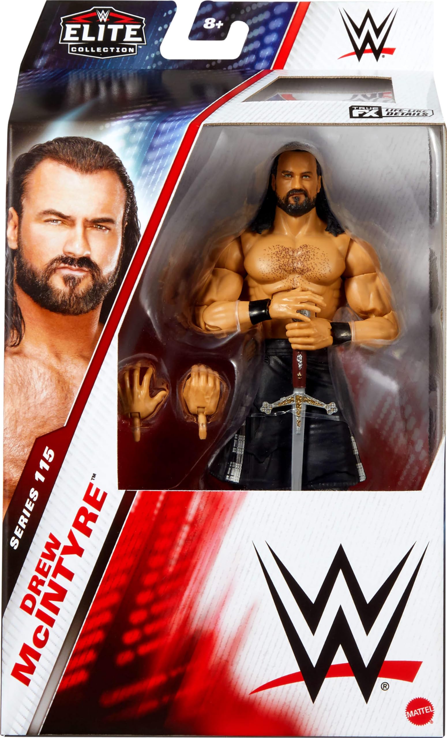 Mattel WWEエリートアクションフィギュア Amazon.co.jp: Mattel WWE エリートコレクション ドリュー